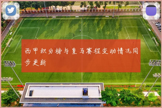 西甲积分榜与皇马赛程变动情况同步更新